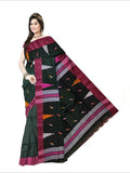 Pradip Fabrics Self Design Handloom Pure Cotton Saree