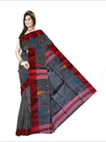Pradip Fabrics Self Design Handloom Pure Cotton Saree