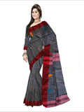 Pradip Fabrics Self Design Handloom Pure Cotton Saree