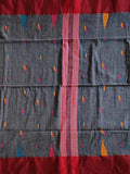 Pradip Fabrics Self Design Handloom Pure Cotton Saree