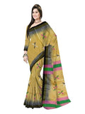 Pradip Fabrics Self Design Handloom Cotton Blend Saree