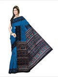 Pradip Fabrics Self Design Handloom Pure Cotton Saree