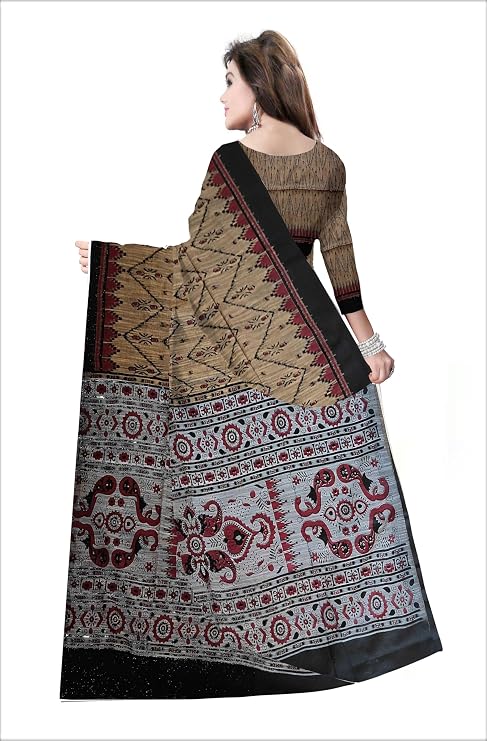 Pradip Fabrics Self Design Handloom Pure Cotton Saree