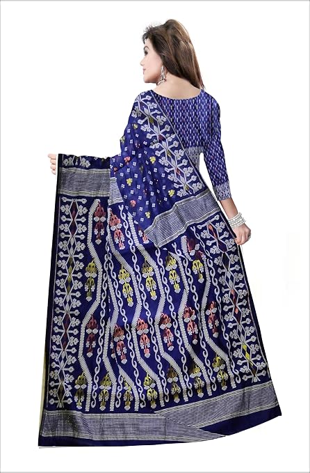 Pradip Fabrics Self Design Handloom Cotton Blend Saree