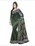 Pradip Fabrics Self Design Handloom Cotton Blend Saree