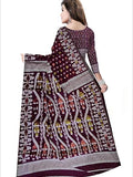 Pradip Fabrics Self Design Handloom Cotton Blend Saree