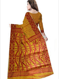 Pradip Fabrics Self Design Handloom Cotton Blend Saree