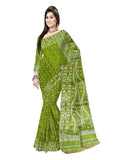 Pradip Fabrics Self Design Handloom Cotton Blend Saree