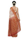 Pradip Fabrics Woven Tant Silk Blend Saree