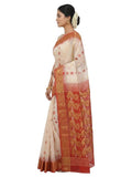 Pradip Fabrics Woven Tant Silk Blend Saree