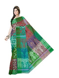 Pradip Fabrics Ethnic Women's Tant Cotton  All Over Dhakai Jamdami Saree