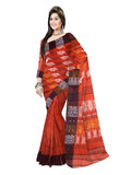 Pradip Fabrics Ethnic Women's Tant Cotton  All Over Dhakai Jamdami Saree