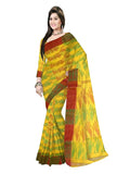Pradip Fabrics Ethnic Women's Tant Cotton  All Over Dhakai Jamdami Saree