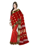 Pradip Fabrics Ethnic Women's Tant Cotton Silk Saree