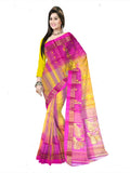 Pradip Fabrics Woven Tant Silk Blend Saree