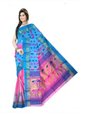 Pradip Fabrics Woven Tant Silk Blend Saree