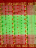Pradip Fabrics Woven Tant Silk Blend Saree