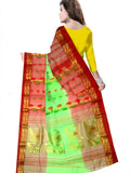 Pradip Fabrics Woven Tant Silk Blend Saree