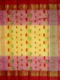 Pradip Fabrics Woven Tant Silk Blend Saree