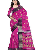Pradip Fabrics Ethnic Women's Tant Cotton Silk Saree