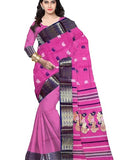 Pradip Fabrics Ethnic Women's Tant Cotton Silk Saree