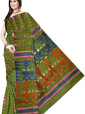 Pradip Fabrics Printed Tant Cotton Blend Saree