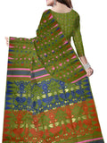 Pradip Fabrics Printed Tant Cotton Blend Saree