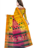 Pradip Fabrics Woven Tant Silk Blend Saree