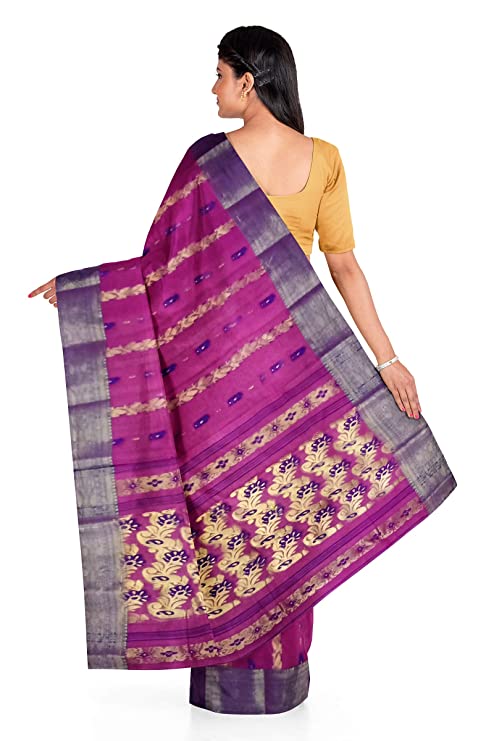 Pradip Fabrics Ethnic Women's Tant Cotton Saree