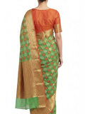 Pradip Fabrics Ethnic Women's Sat Khela Allover Tant Silk Saree 