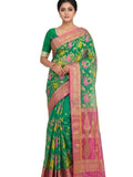 Elegant Handloom Bengal Tant Silk Saree by Pradip Fabrics