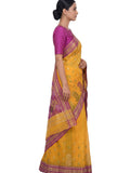 Pradip Fabrics Bengal Tant Silk Blend Saree for Women
