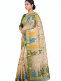 Pradip Fabrics Ethnic Women's Tant Silk Baluchuri Saree