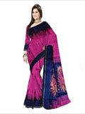 Pradip Fabrics Self Design Handloom Cotton Blend Saree