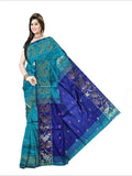 Pradip Fabrics Self Design Handloom Cotton Blend Saree