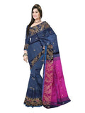 Pradip Fabrics Self Design Handloom Cotton Blend Saree