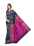 Pradip Fabrics Self Design Handloom Cotton Blend Saree