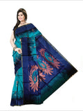 Pradip Fabrics Self Design Handloom Cotton Blend Saree