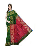 Pradip Fabrics Self Design Handloom Cotton Blend Saree