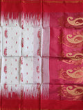 Pradip Fabrics Self Design Handloom Cotton Blend Saree