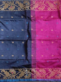 Pradip Fabrics Self Design Handloom Cotton Blend Saree