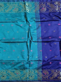 Pradip Fabrics Self Design Handloom Cotton Blend Saree
