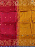 Pradip Fabrics Self Design Handloom Cotton Blend Saree