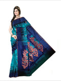 Pradip Fabrics Self Design Handloom Cotton Blend Saree