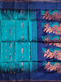 Pradip Fabrics Self Design Handloom Cotton Blend Saree