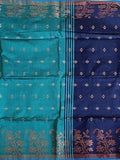 Pradip Fabrics Self Design Handloom Cotton Blend Saree