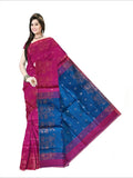 Pradip Fabrics Self Design Handloom Cotton Blend Saree