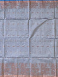 Pradip Fabrics Self Design Handloom Cotton Blend Saree