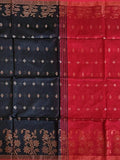 Pradip Fabrics Self Design Handloom Cotton Blend Saree