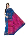 Pradip Fabrics Self Design Handloom Cotton Blend Saree